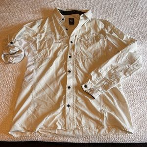 Kuhl Mens Button Nylon Shirt Medium